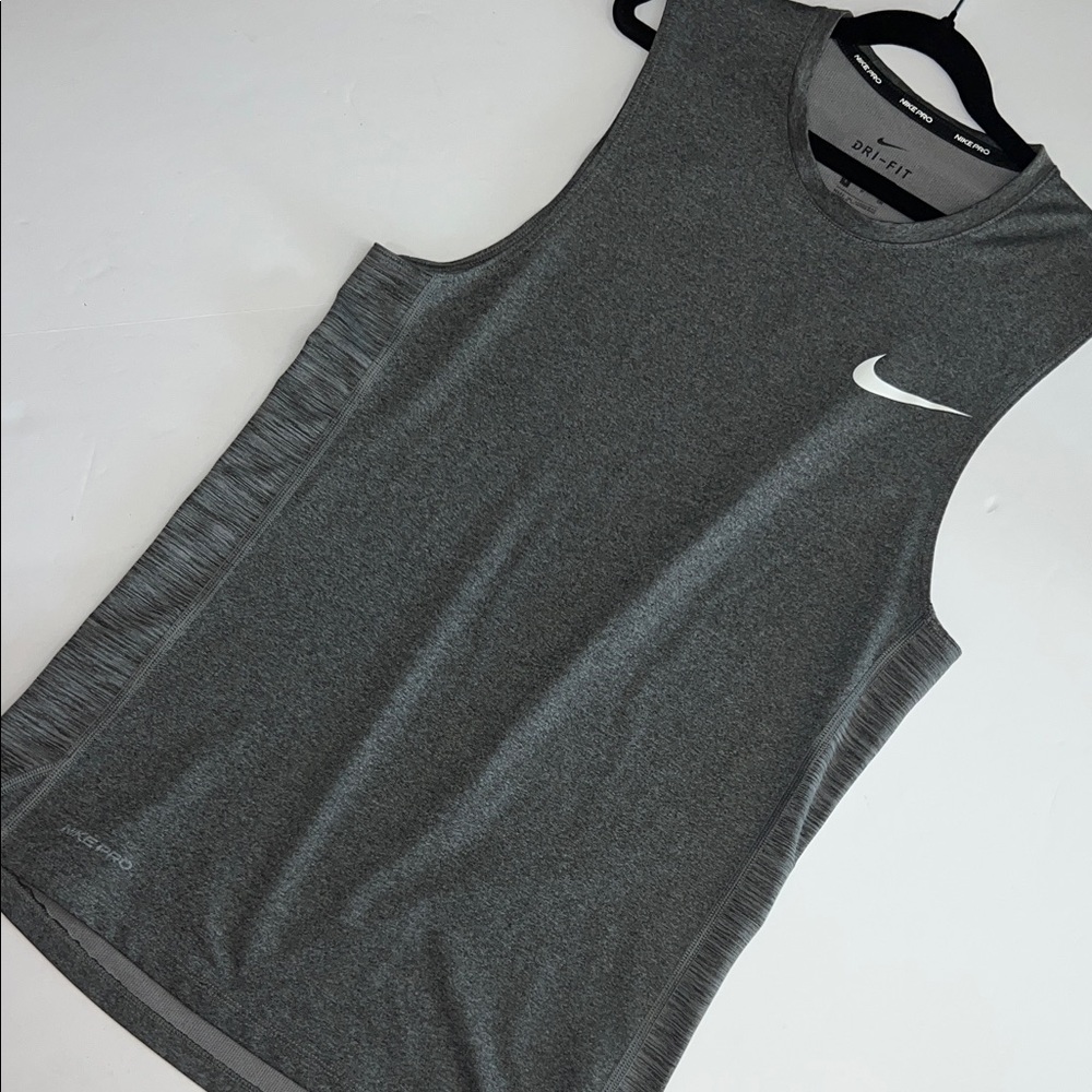 Nike Dark Gray Muscle Tee - Picture 3 of 5